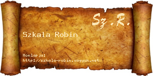 Szkala Robin névjegykártya